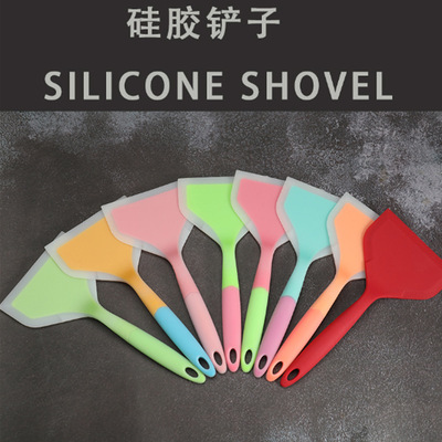 Manufactor Direct selling Silicone spatula non-stick cookware Dedicated Figs burn Spatula Shovel Frying pan