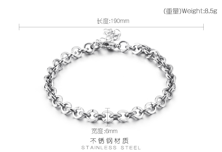 9g Weight PVD Coated Gold Plating Process PVD Coated 18K Gold Plated Geometric Titanium Steel Korean Style Waterproof Non Tarnish Bracelets