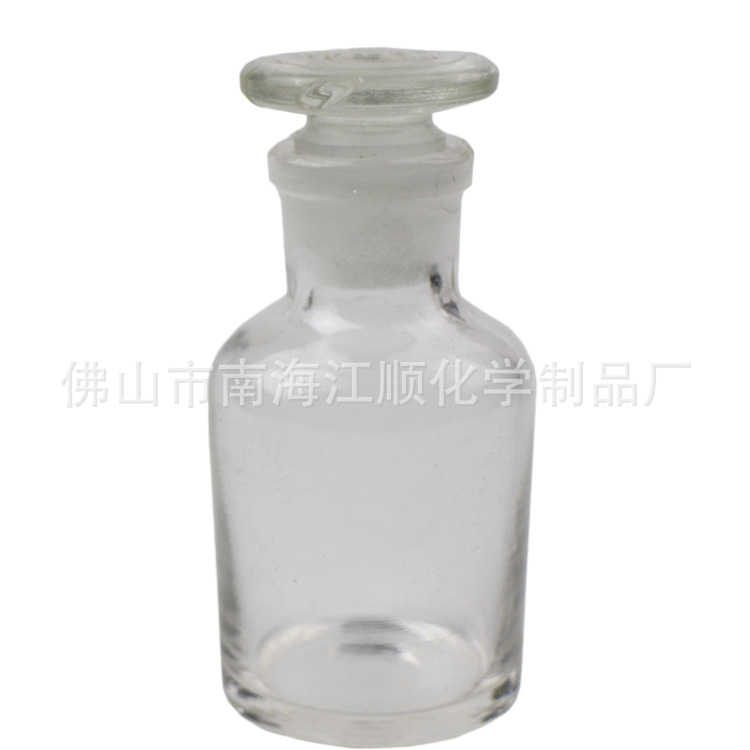 工厂货源 白色小口试剂瓶 具塞透明玻璃试剂瓶实验室器皿量大优惠