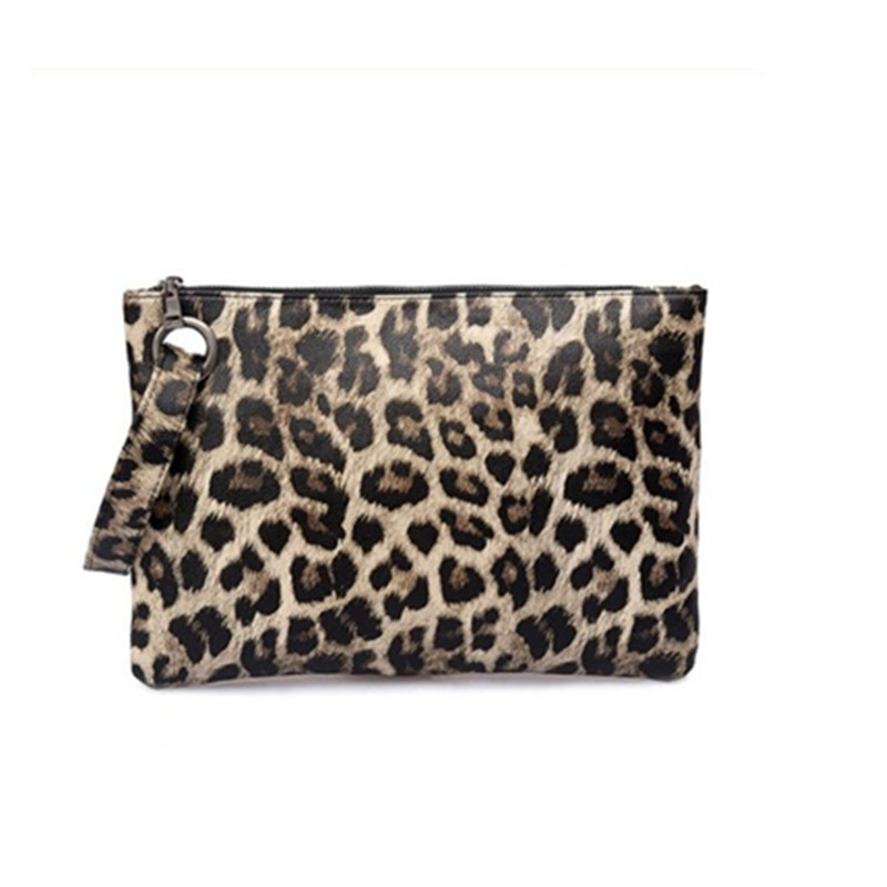 Leopard print handbag, women's zero wallet, fashionable women's banquet handbag, envelope_voghion.com
