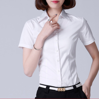 new pattern Short sleeved Spring and autumn payment shirt Cambodia Lapel DP Elastic force shirt Solid business affairs leisure time Self cultivation jacket
