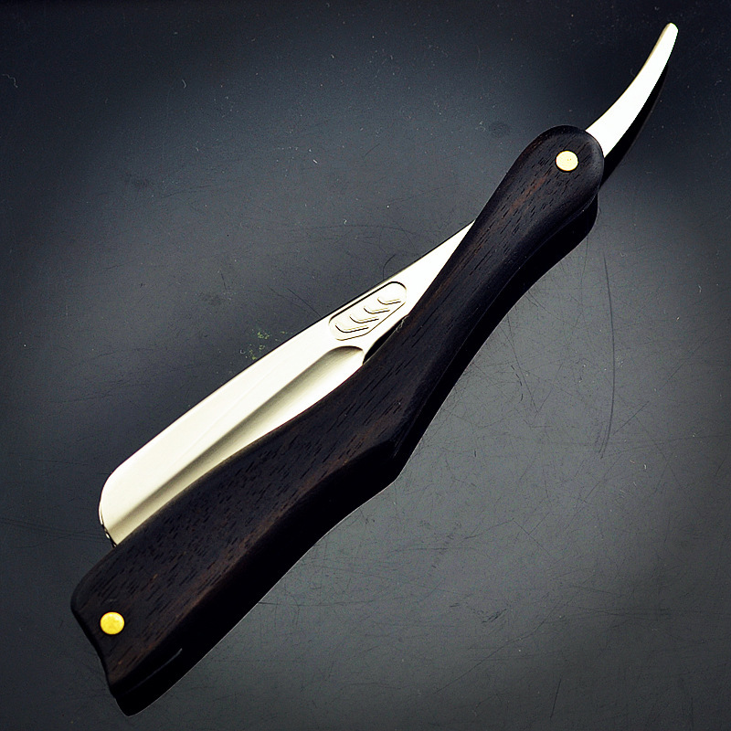 Brand N06S haircut shaving old-fashioned razor hair salon special wooden handle Shaver suitable feather blade