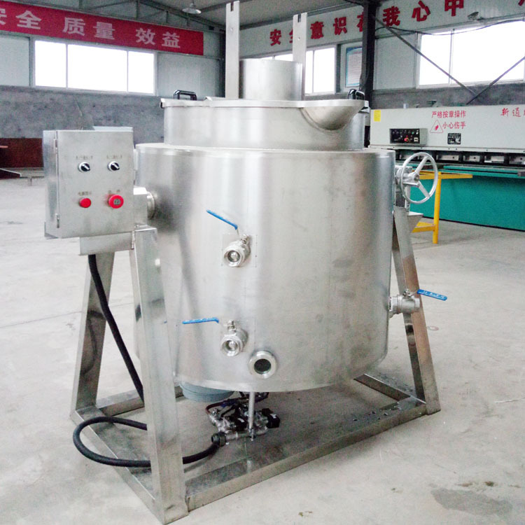 加可视镜带盖蒸煮锅 加盖燃气蒸煮锅 不锈钢可倾出料熬汤锅