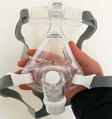 呼吸器机口鼻面罩口罩罩子适用于飞利浦伟康瑞思迈万曼德百世鱼跃|ms