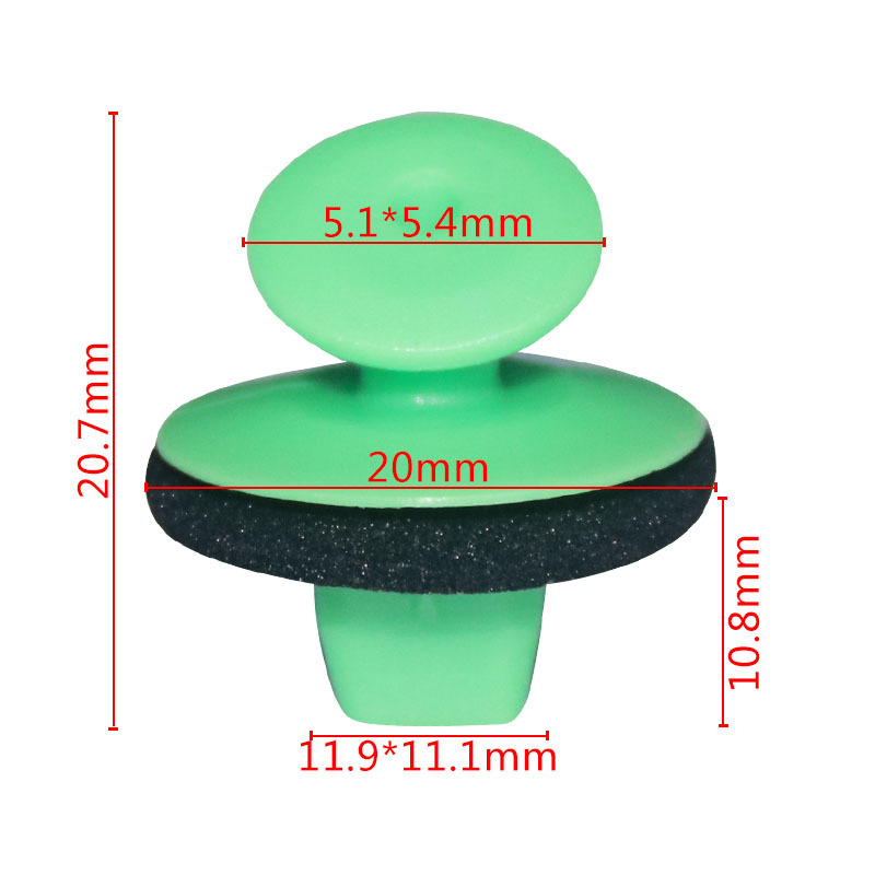 汽车内饰板卡扣 POM聚甲醛铆钉 塑料膨胀扣 MCH1664