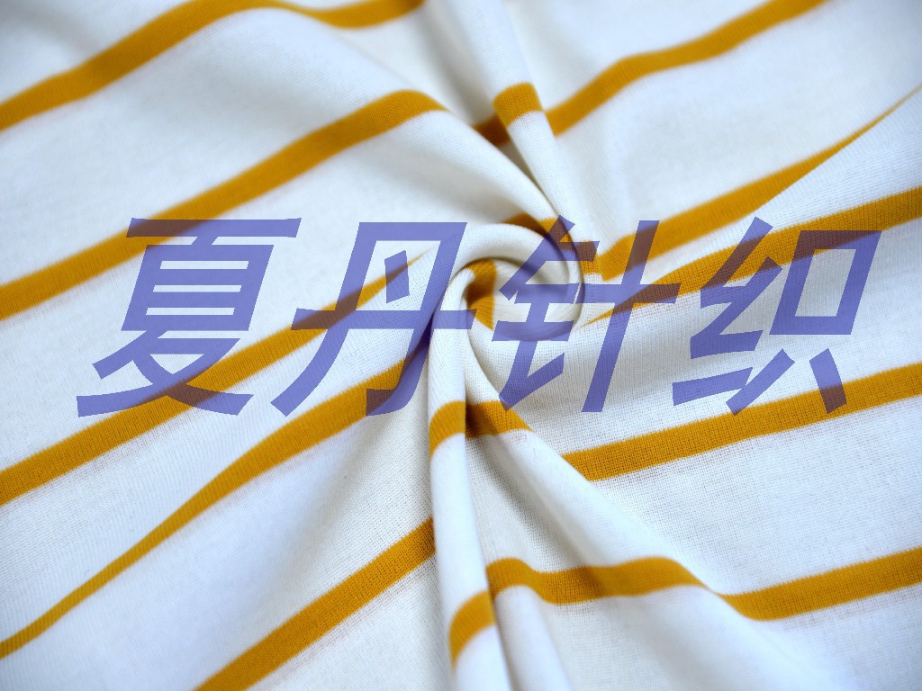 长绒棉丝光强捻（s+z)捻彩条1乘1罗纹，汗布，双面布，毛圈，调线