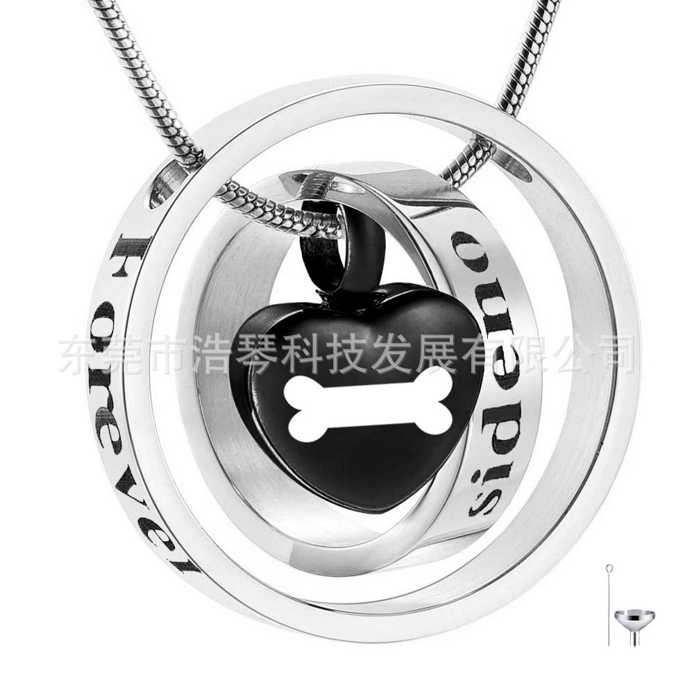 Внешняя торговля Горячая Мода в форме сердца флакон духов кулон Miss Pet волосы остаются кости пепел ожерелье похоронные украшения