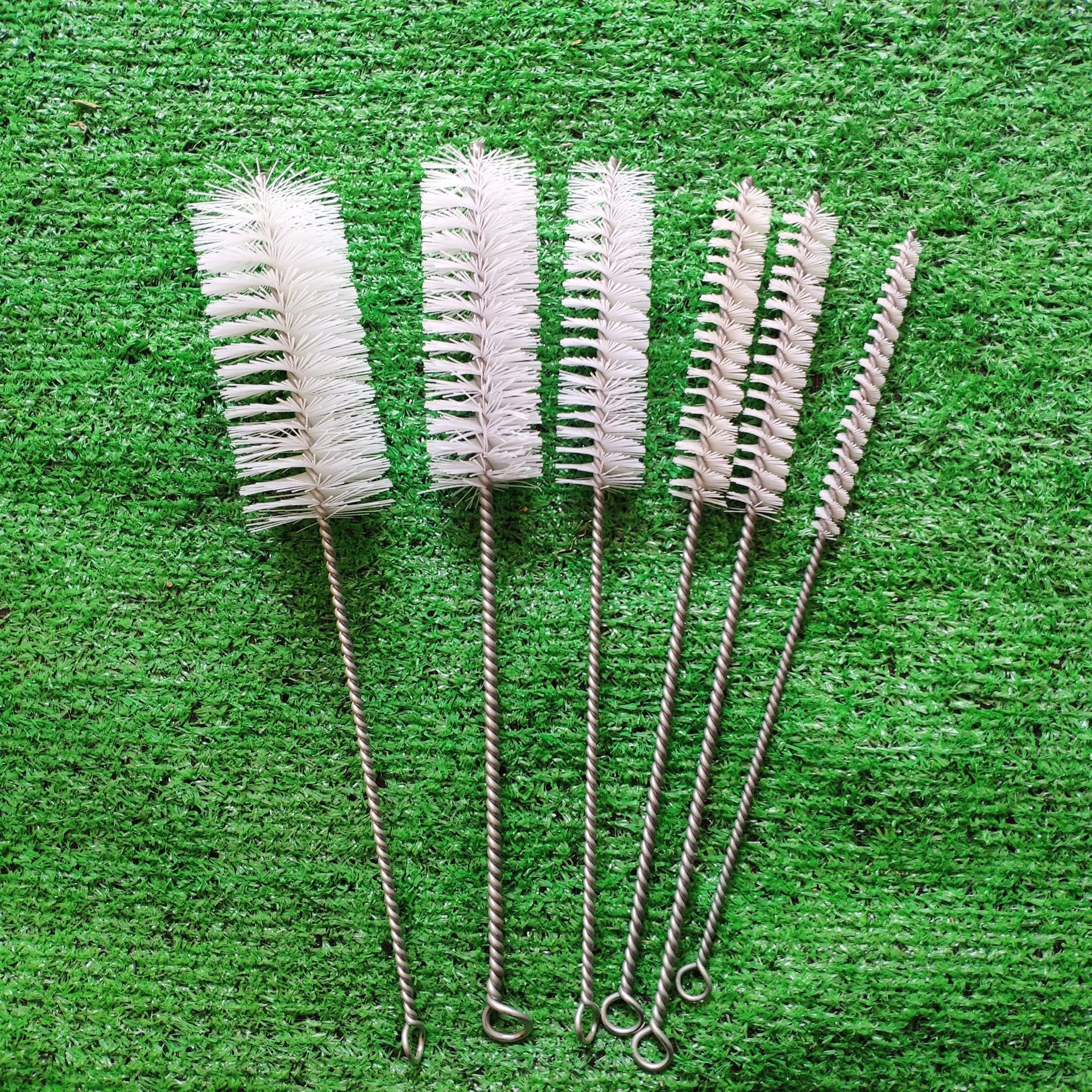 Long handle Plastic nylon Wire brush The Conduit Fine fur brush Bore test tube clean Glass Cleaning brush
