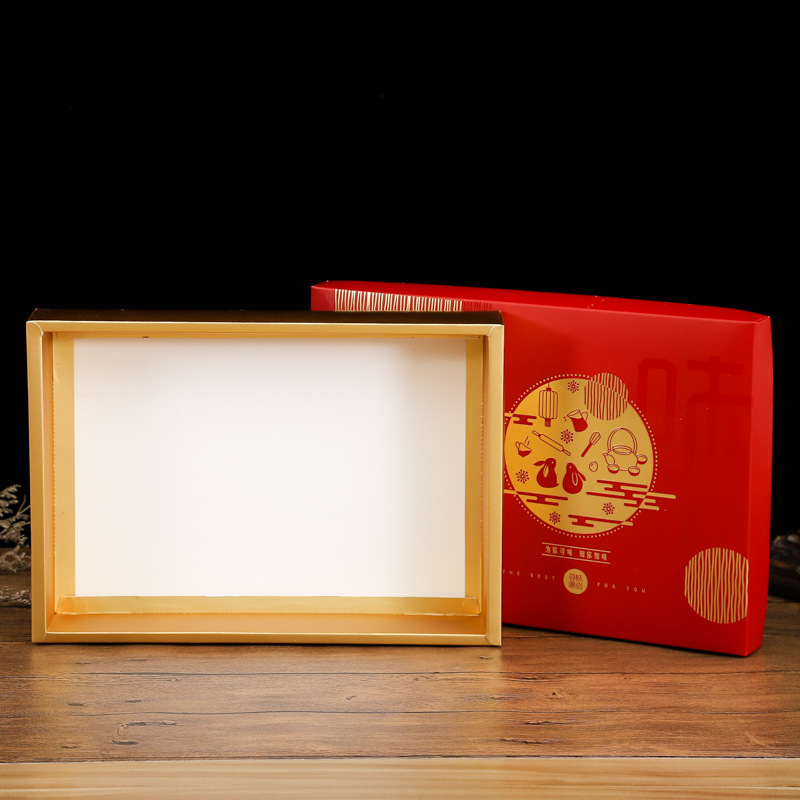 厂家定制月饼包装纸盒世辉礼品盒批发彩色白卡纸通用包装盒印logo