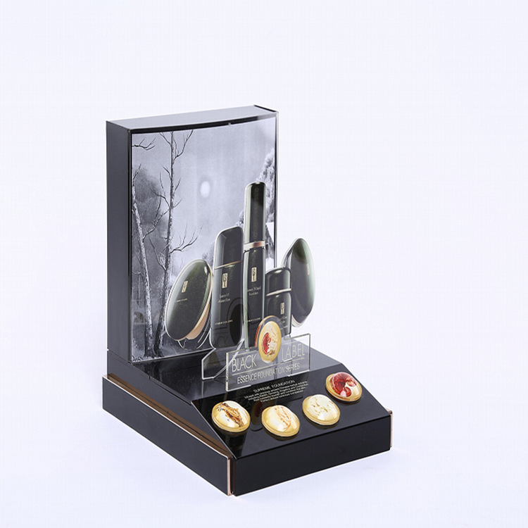 宇达定制亚克力有机玻璃展示台 化妆品小样展示T型陈列架