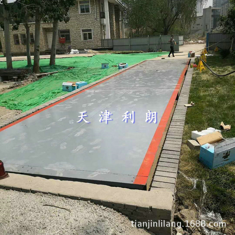 天津西青电子地磅 混凝土工程60吨3x16米电子磅秤 80吨电子汽车衡