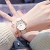 Watch, small fashionable trend fresh dial, Korean style, simple and elegant design, for secondary school, small dial