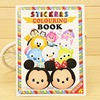 Cartoon children's coloring book, stickers for early age, book with pictures, crayons, graffiti, 4-10 years