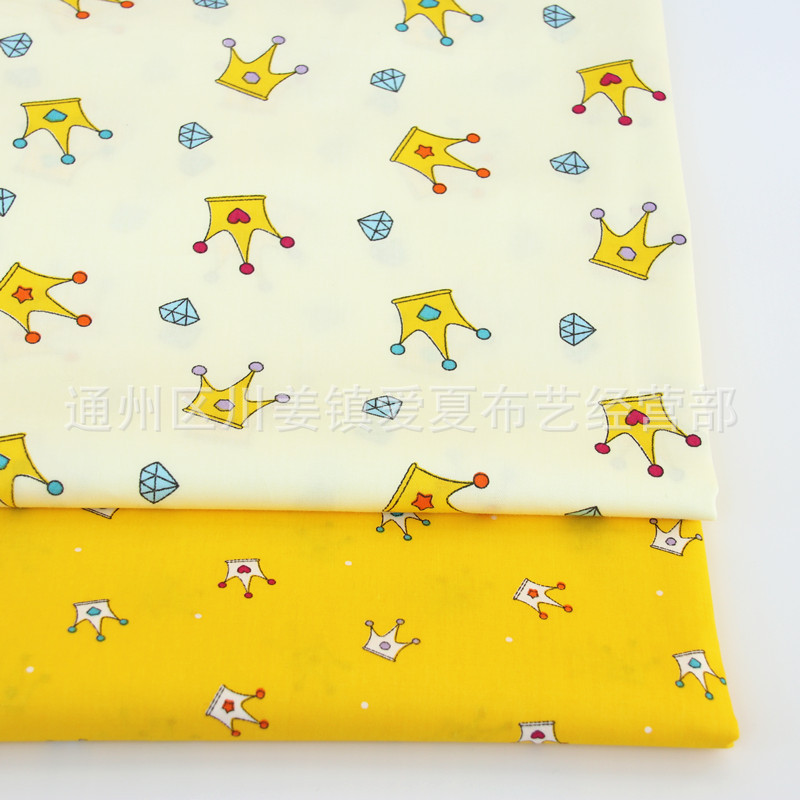皇家贵族 斜纹纯棉卡通布料 全棉床品面料 布料批发