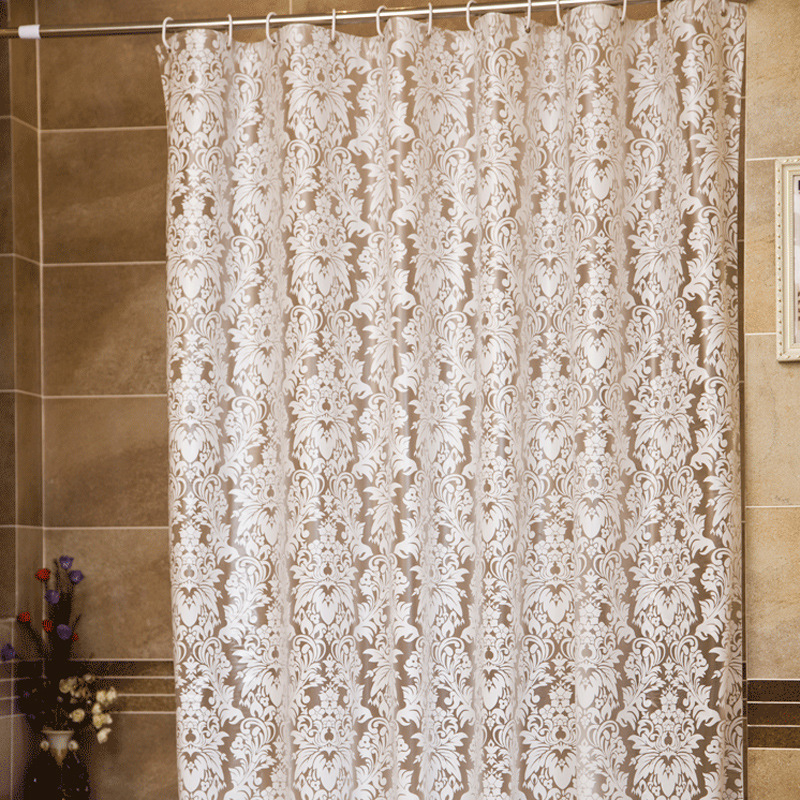 PEVA Waterproof and Mold-Resistant Thick Plastic Shower Curtain, Hotel Shower Curtain, Waterproof Bathroom Curtain, Shower Curtain for Bathroom, Wholesale