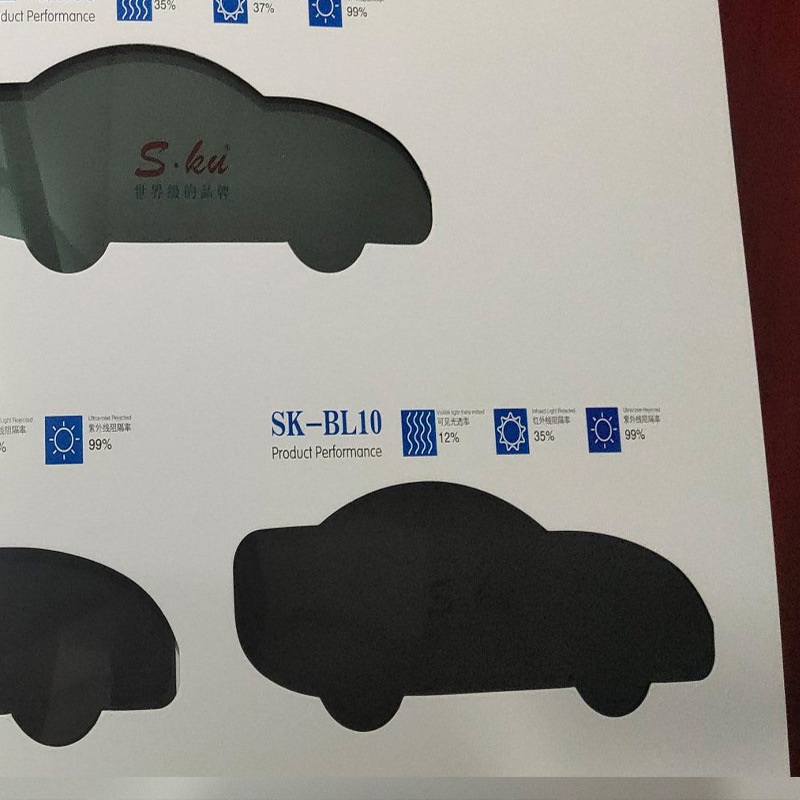 s.ku原色炭膜系列,侧档碳黑防护隔热汽车膜BL10|ru