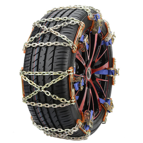 Car tire anti-skid chain, car SUV universal emergency chain, snow and mud manganese steel anti-skid chain, vehicle supplies