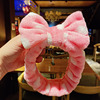 Headband for face washing, hair accessory with bow, internet celebrity