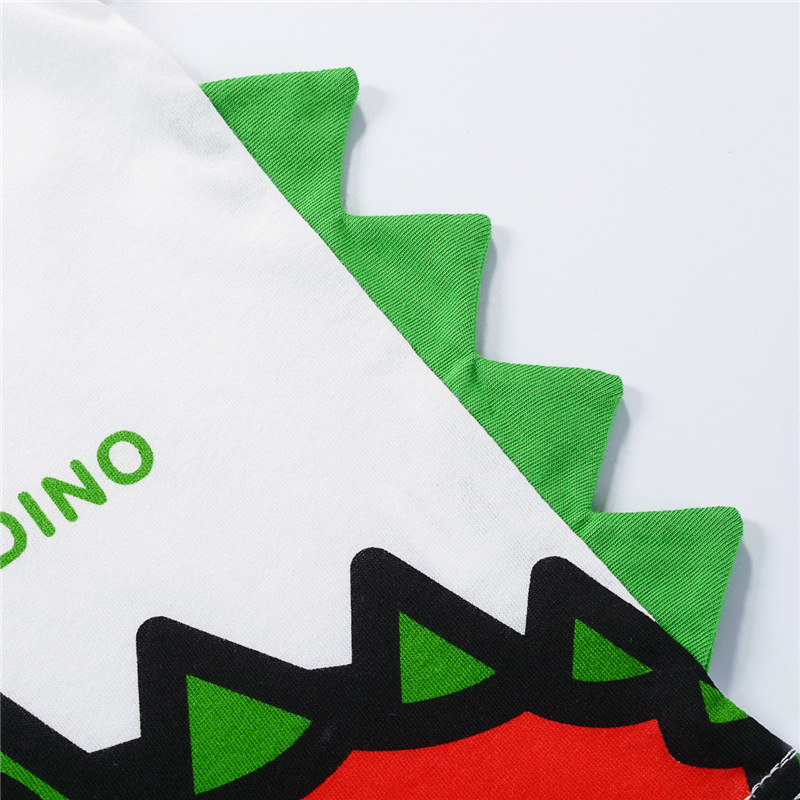 2024 ropa para niños al por mayor estilo coreano verano niños dinosaurio media manga verano Camiseta de manga corta Camiseta superior entrega