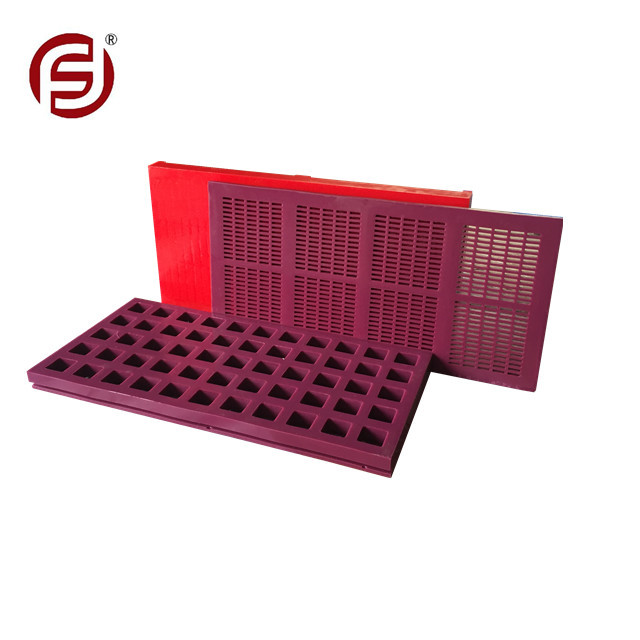 烟台富顺供应聚氨酯筛板(图) 筛网  筛块 条缝筛 涨紧筛网