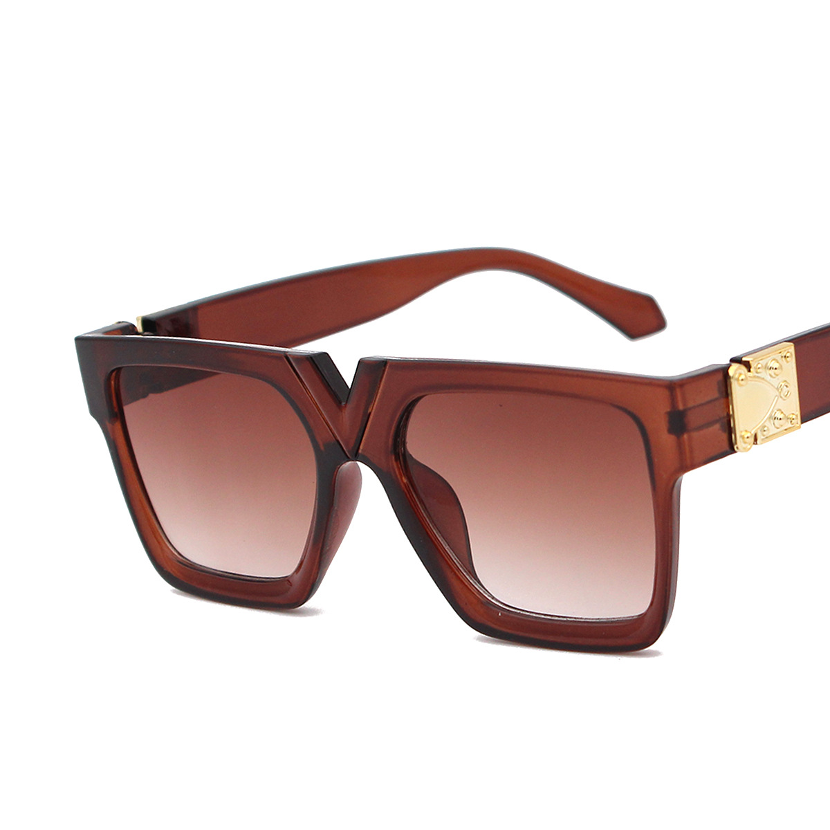 Gafas de Sol de fábrica 2020 nuevas gafas de sol europeas y americanas gafas de sol de marco grueso cuadrado de moda para hombres