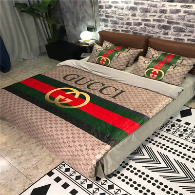 潮牌四件套冬季珊瑚绒大牌法兰绒法莱绒床单被套加厚保暖床上用品|ms