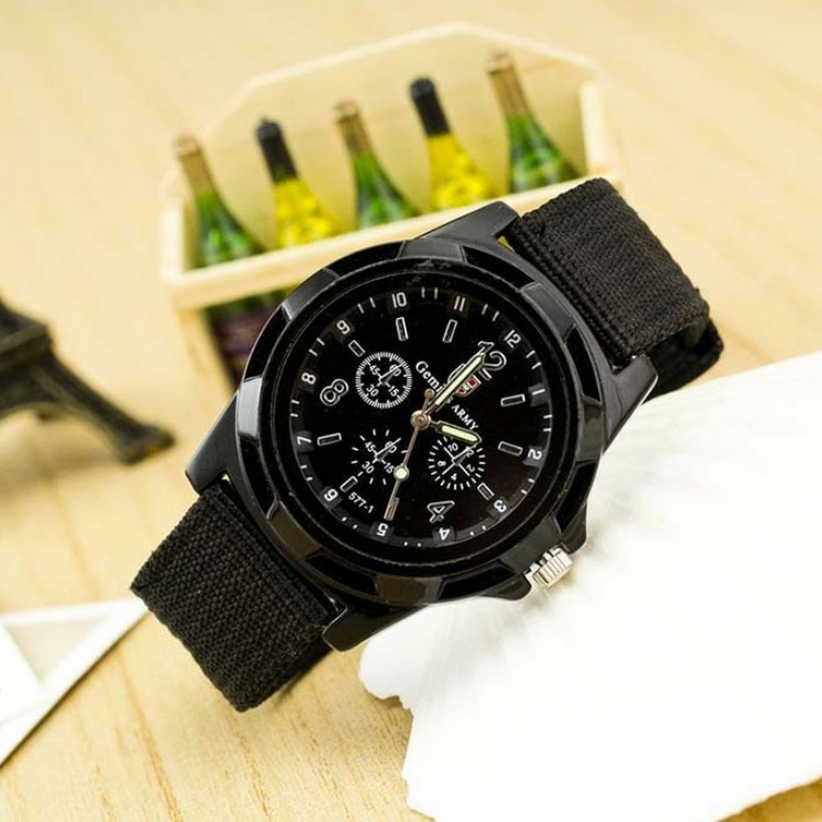 Wholesale alloy nylon braided belt military watch luminous Swiss quartz watch fashion brand men's watch men's sports watch