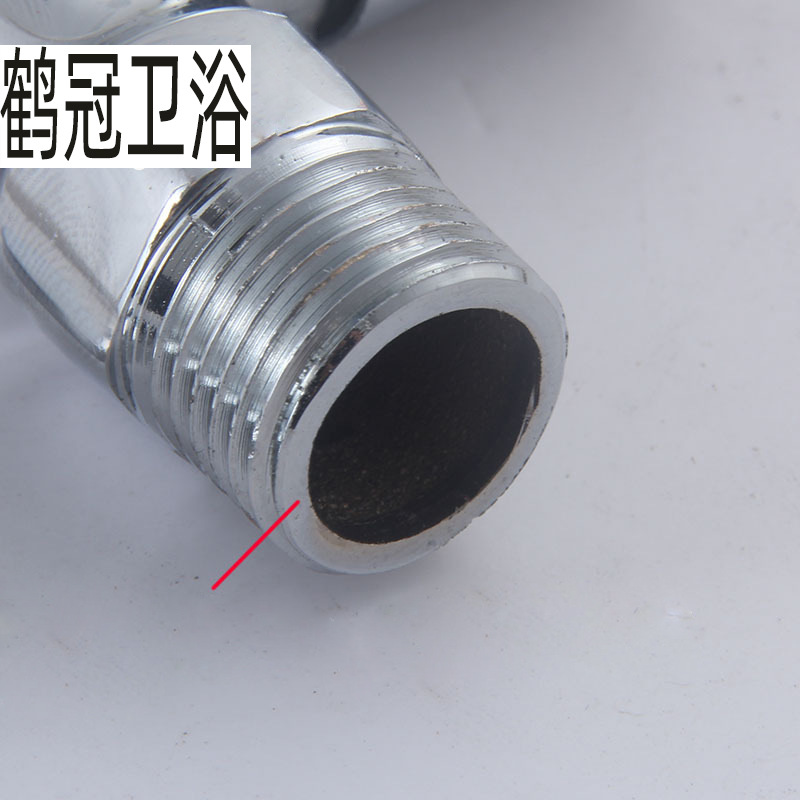 Mop sink faucet factory wholesale household quick-opening, all-copper, 4-inch thickened faucet, flat faucet Item Picture