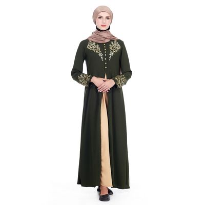 Foreign Middle Eastern Printed Dresses Women 's Muslim Skirts