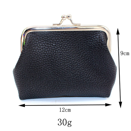 New PU Solid Color Candy Color Coin Purse Women's Short Wallet Small Purse Creative Small Gift Wholesale