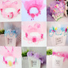 Children's veil wholesale corplasses, flower ring kindergarten performance props, flower ring wholesale attractions hot sale