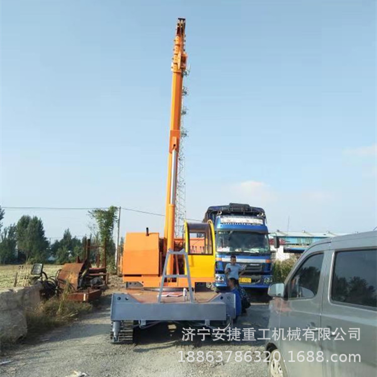 5-20吨钢制履带底盘吊 360°旋转复杂地形履带吊 链轨式吊车