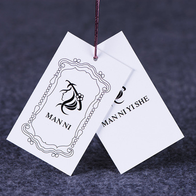 服装吊牌定做挂牌男女装吊牌定做衣服商标服装标签印刷合格证吊牌|ms