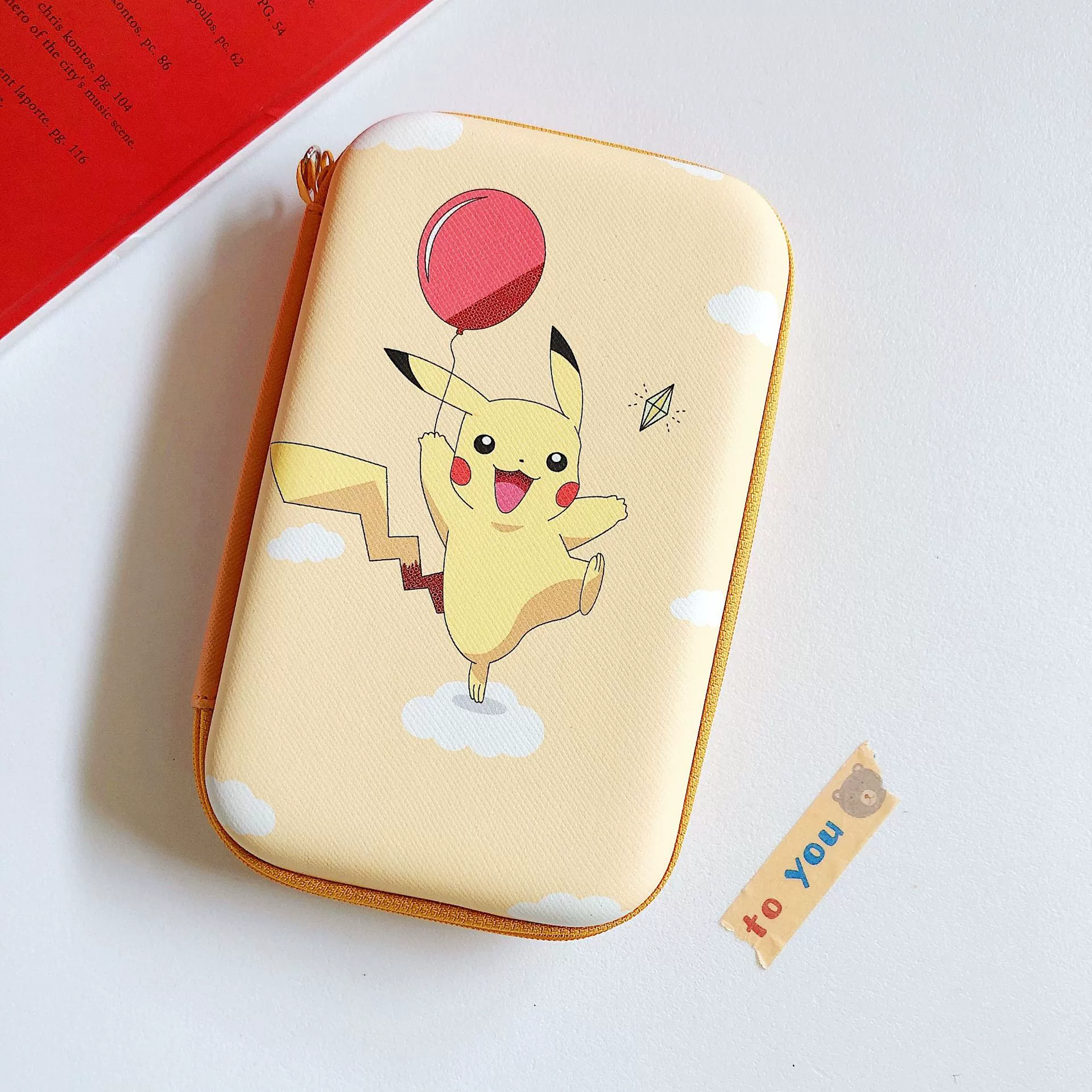 Cartoon rectangular power supply, headphones, charger, storage box, storage system, wallet