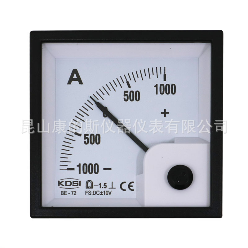 厂家供应 方形正负指针显示直流电流表BE-72 DC+-10V+-1000A