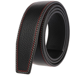 New Double-Sided Top-Grain Leather Belt Strap for Men with Automatic buckle LY35-3597