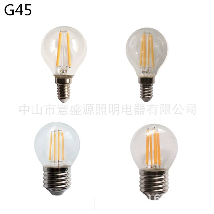 Г45 LED светильник B15/B22/E17 ретро светильник из бурлеого дерева, энергосберегающий светильник Burling 85-265V
