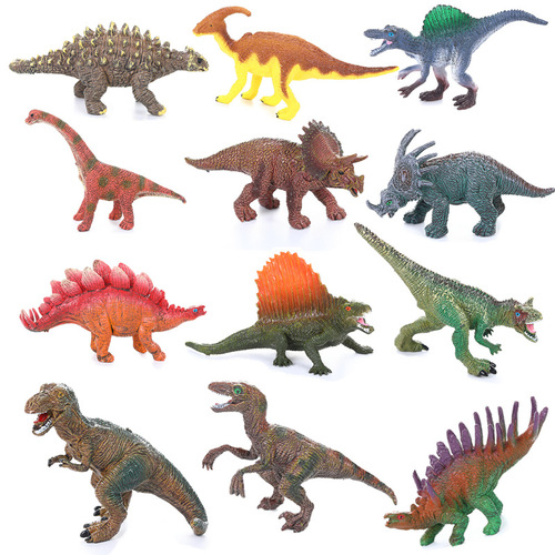 Children's diy coloring dinosaur model paint graffiti white model dinosaur wholesale hot selling painted dinosaur educational toys