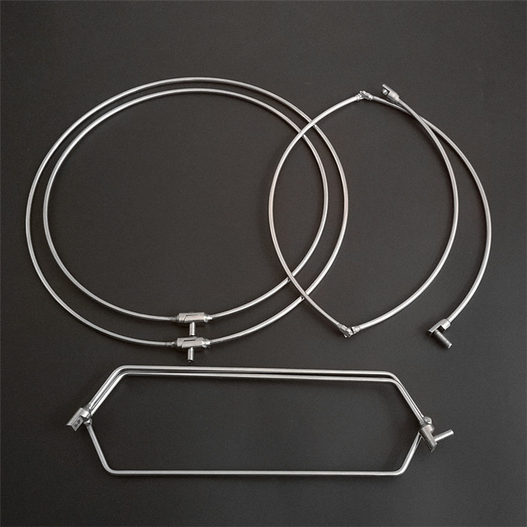 Solid stainless steel folding copying net circle copying net header…