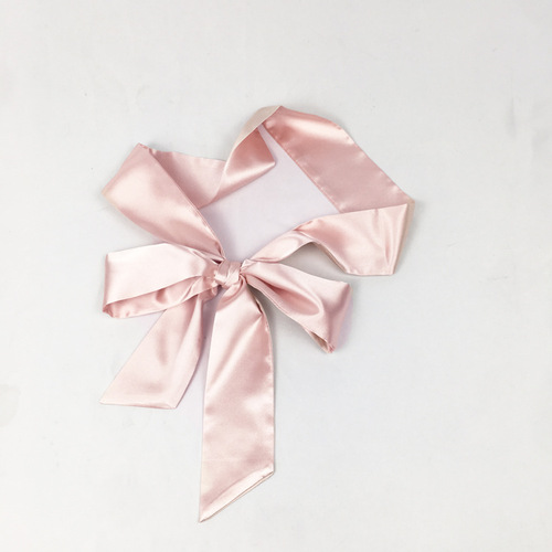 Silk Fabric Waist Belt Wide Belt with Skirt Ladies Strap Clothing Accessory Belt Bow Belt Ribbon Soft Waist Belt