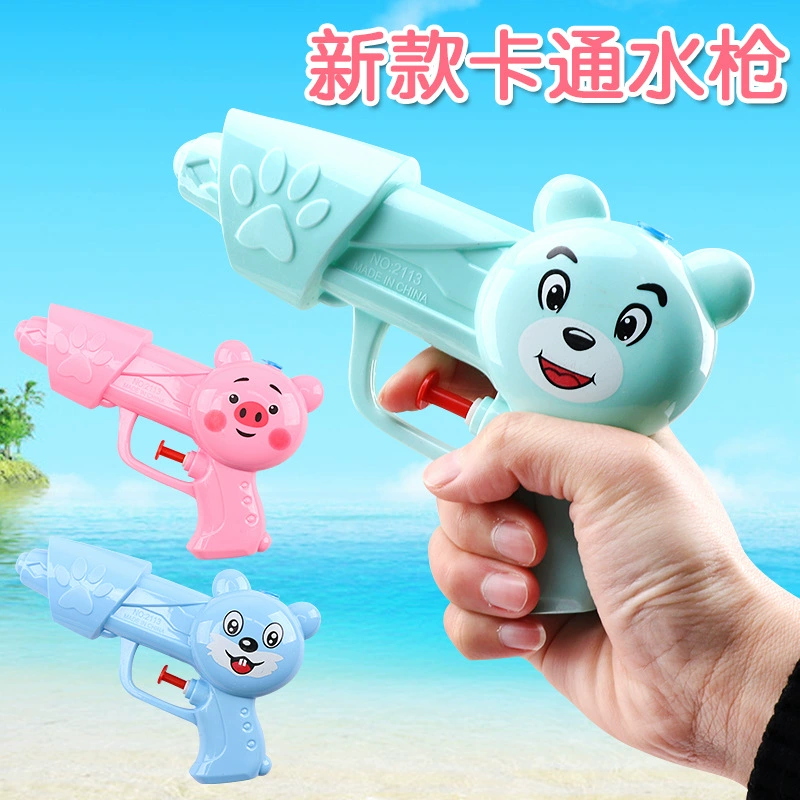 Мультяшная водная игрушка для игры в воде, пляжный пластиковый водяной пистолет для отдыха и плавания, подарок на день рождения