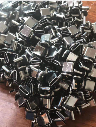 Cabeza de succión magnética giratoria de 360 grados adecuado para Android Apple typec cable de datos de succión magnética cable de carga de succión magnética