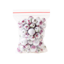 景德镇陶瓷配件diy手串编织材料红牡散珠成人学生女串珠门帘制作