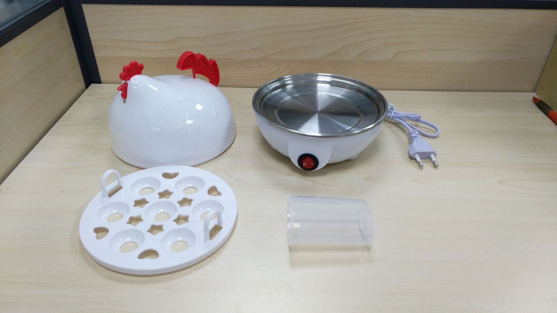 Eierkoker in kipvorm multifunctionele eierstomer voor ontbijt_voghion.com