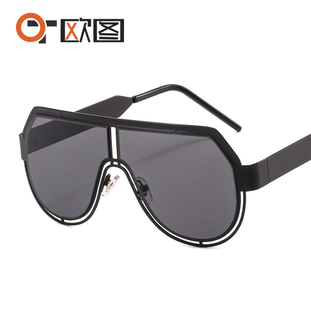 The new metal large frame sunglasses 2518G personality sunglasses for men and women colorful all - cross - border sales wholesale