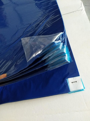 厂家直销粘尘垫24*36寸无尘室专用脚踏防静电地垫蓝色粘尘垫60*90|ms