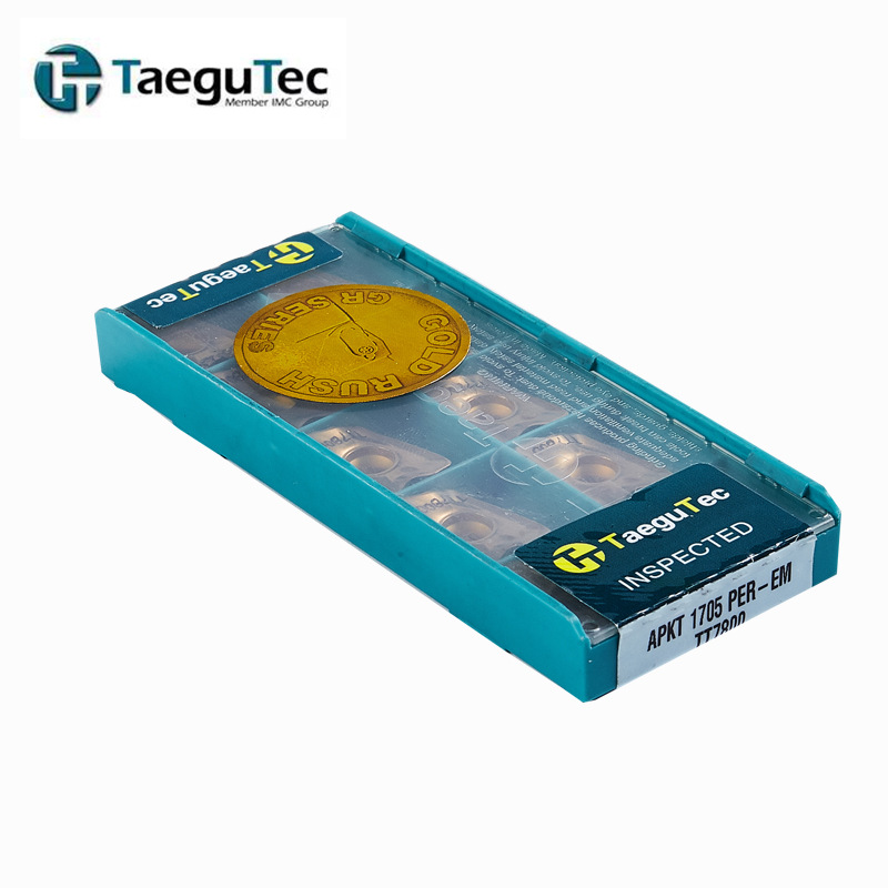 韩国特固克Taegutec数控刀片APKT 1705 PER-EM TT7800 TT7080铣削