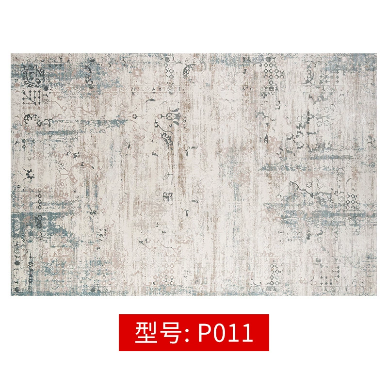 Современный ковер для гостиной, петлёвый бархат, несколько размеров 80×120–200×300 см, американский простой стиль