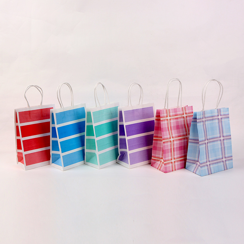 Simple Style Plaid Kraft Paper Daily Gift Wrapping Supplies display picture 1