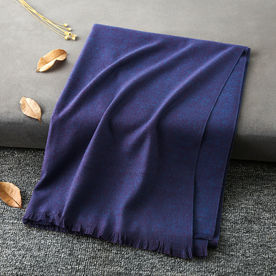 new pattern winter Solid Cashmere man scarf Versatile keep warm Shawl Thick section Collar wholesale